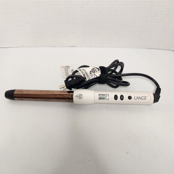 Lange Other - L'ange Hair Curling Wand Iron HT212 White 1 Inch Barrel Digital Fast Heat Tested